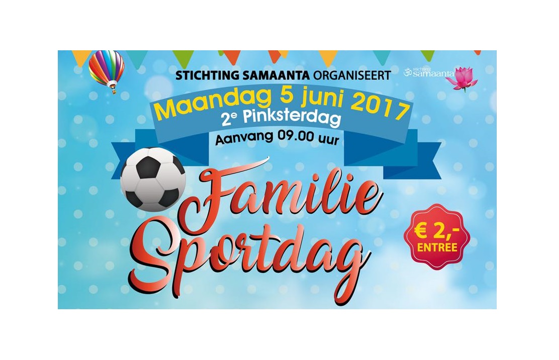 5 juni 2017| 2e Pinksterdag Familie Sportdag