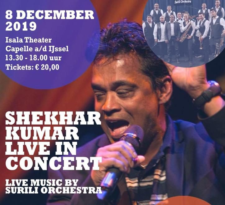 Zondag 8 december 2019 | Shekhar Kumar Live in Isala